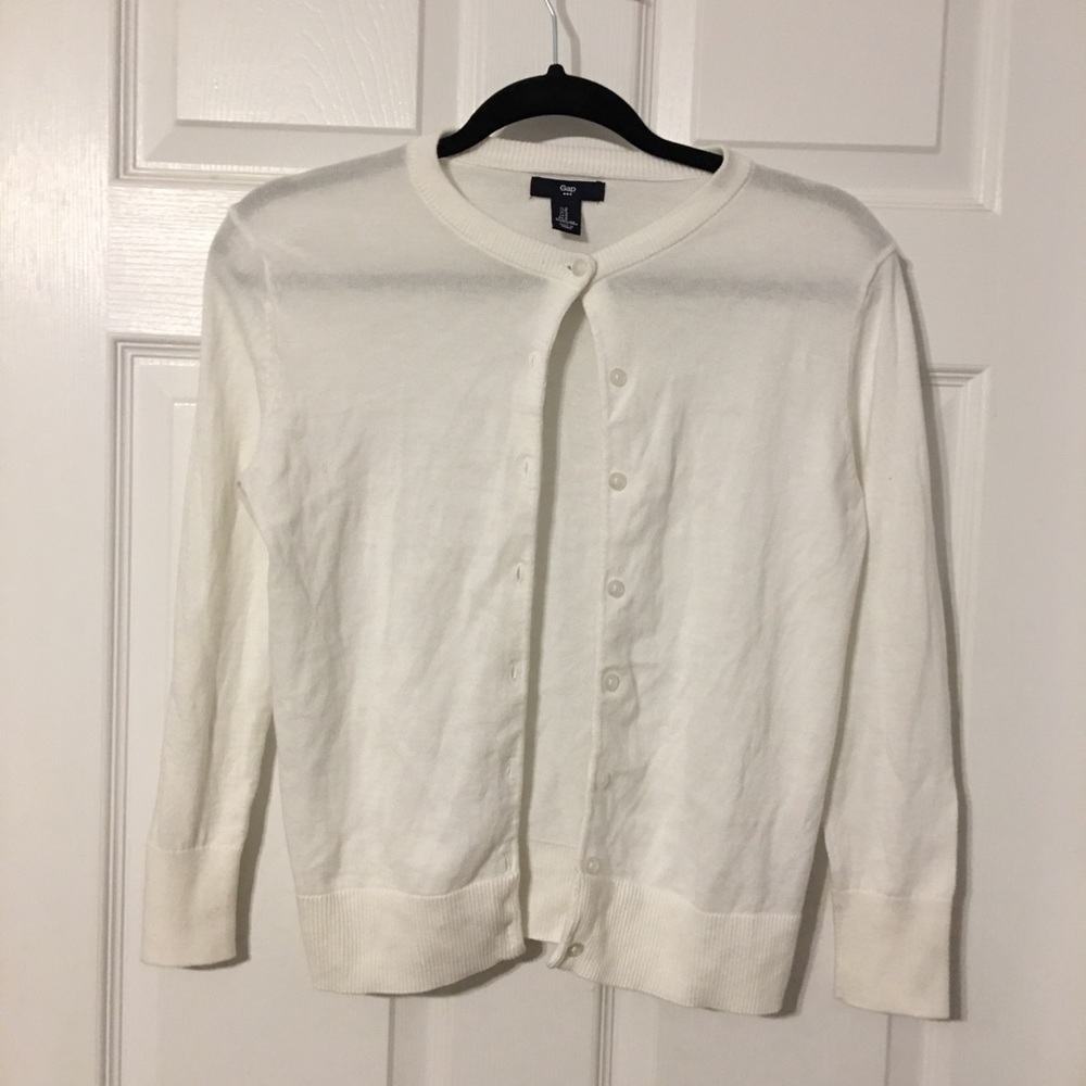 GAP White/Purple/Grey/Black button up cardigan